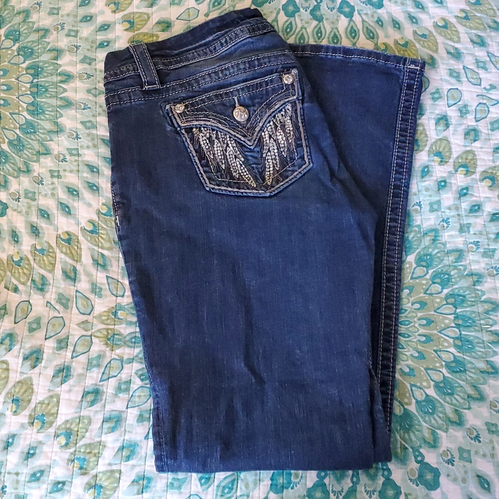 Miss Me Easy Straight Mid Rise Jeans - Picture 2 of 5